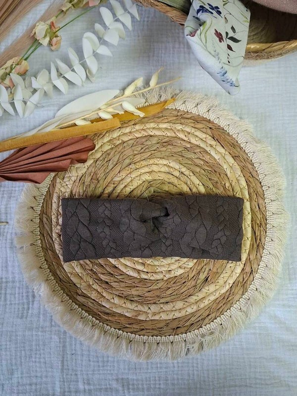 Bandeau - Torsadé Chocolat