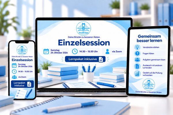 Einzel Lernsession - 24.10.2026 ab 14:30 Uhr