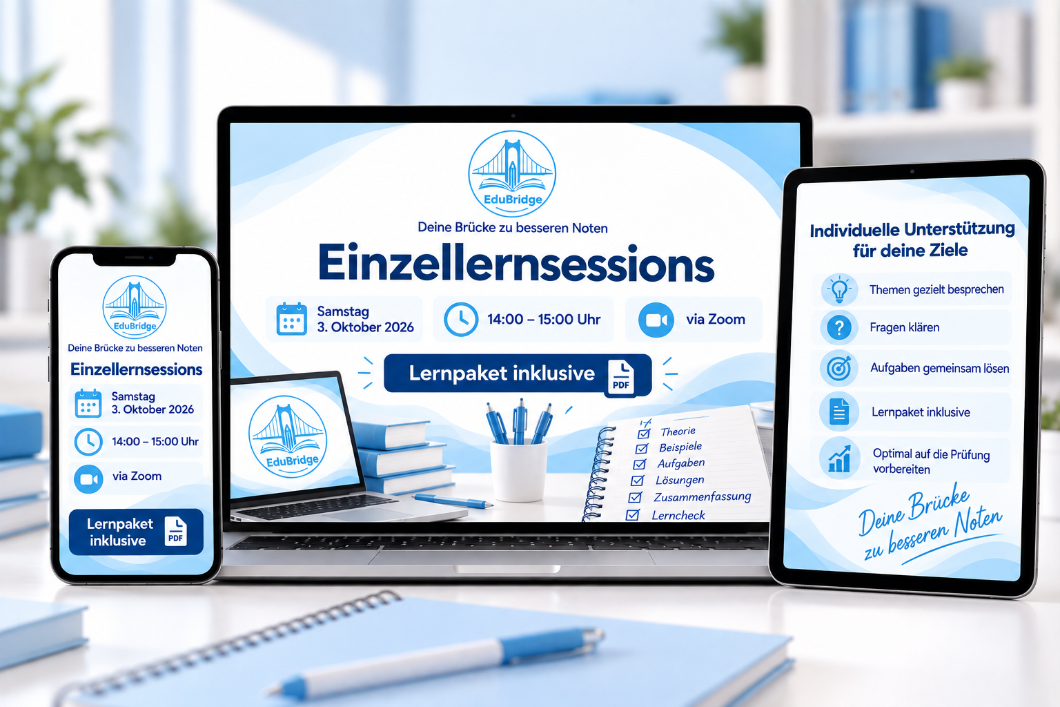 Einzel Lernsession - 03.10.2026 ab 14:00 Uhr