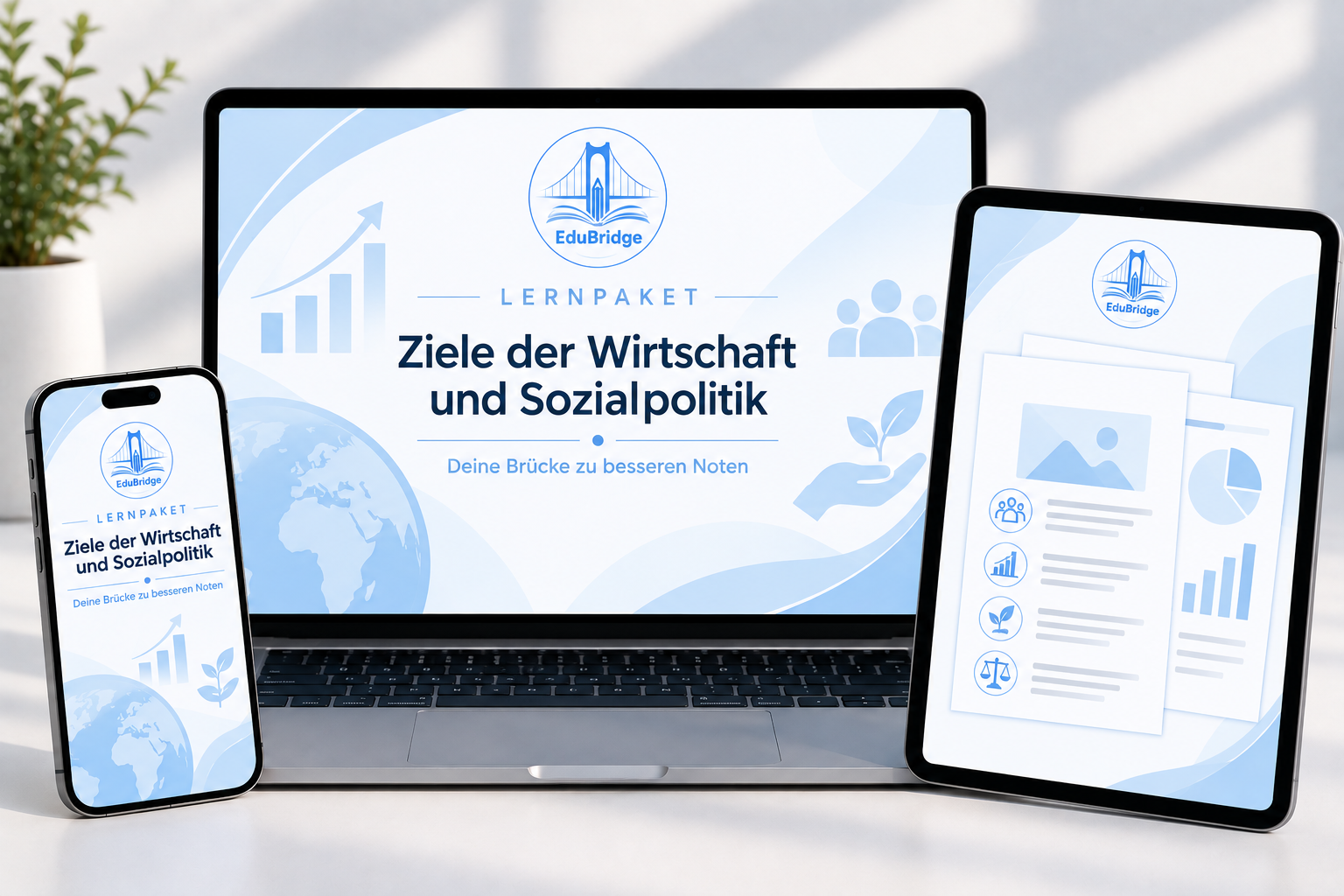 Ziele der Wirtschaft und Sozialpolitik - Lernpaket