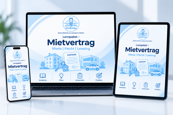 Miete, Pacht & Leasing - Lernpaket