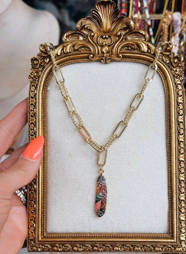 New feather necklace 1