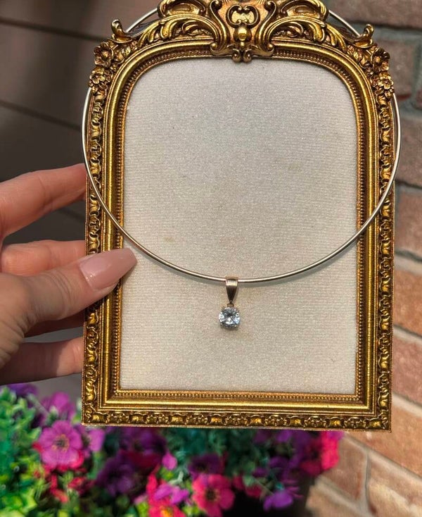 Diamond chocker necklace