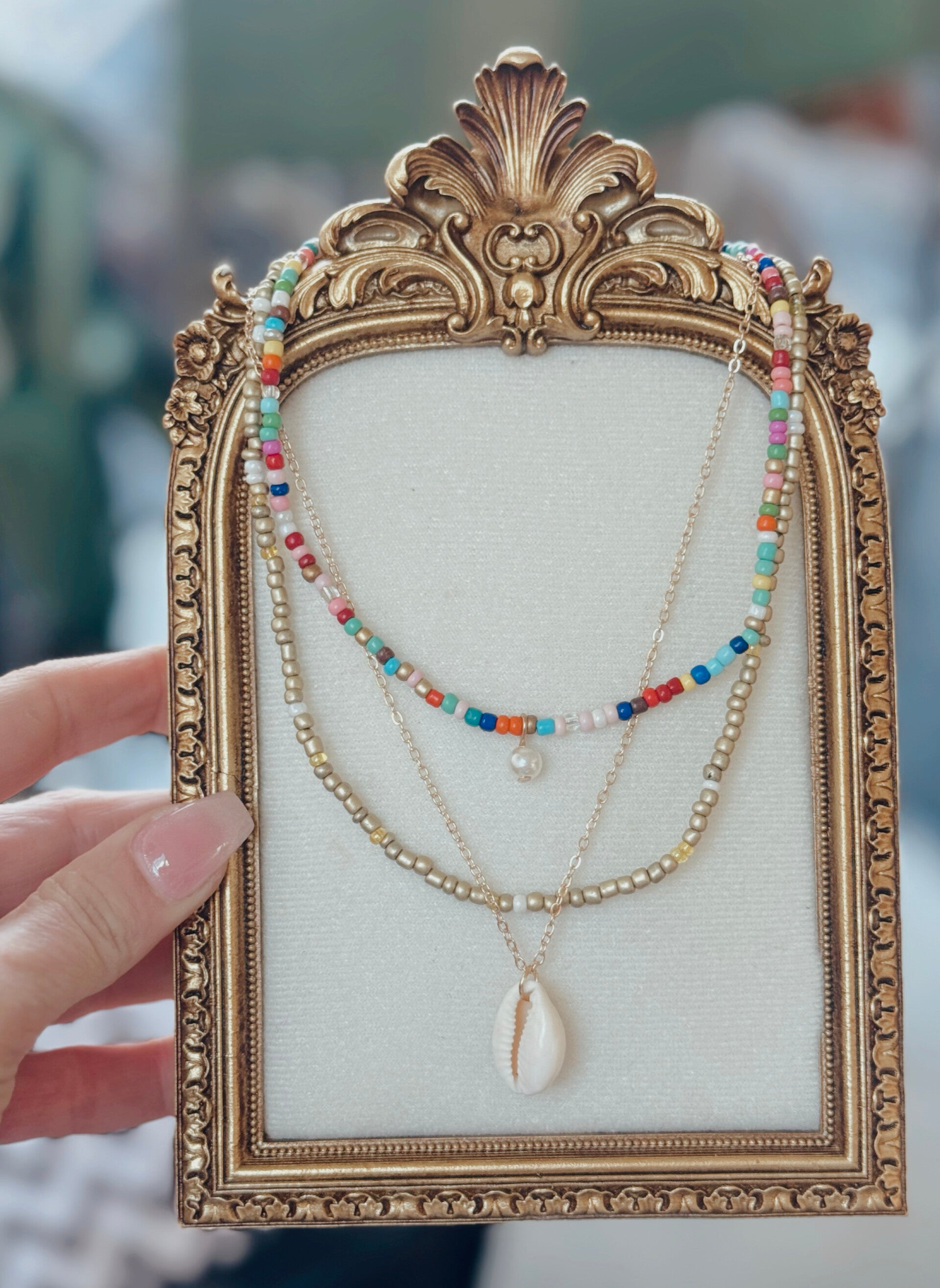 3 peace, beach necklace