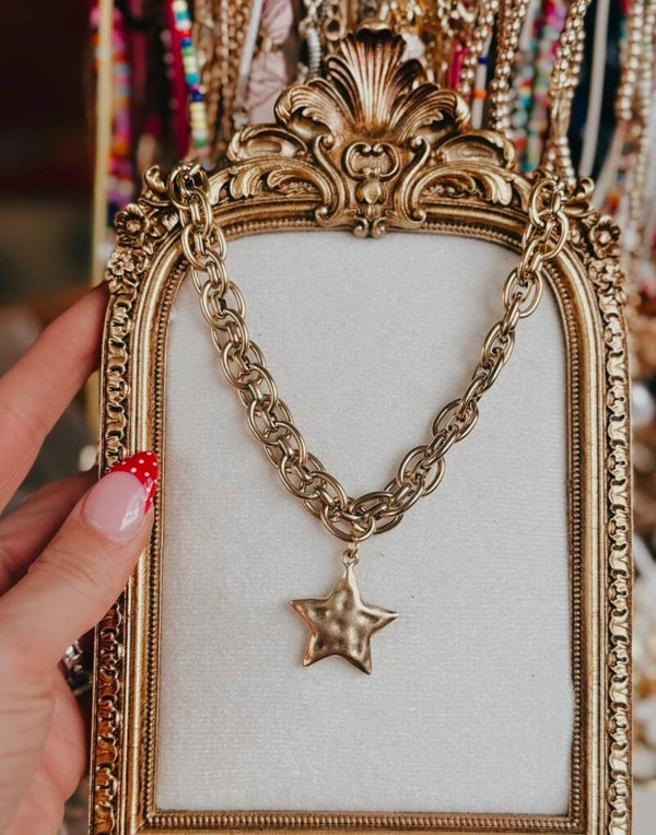 Star charm necklace