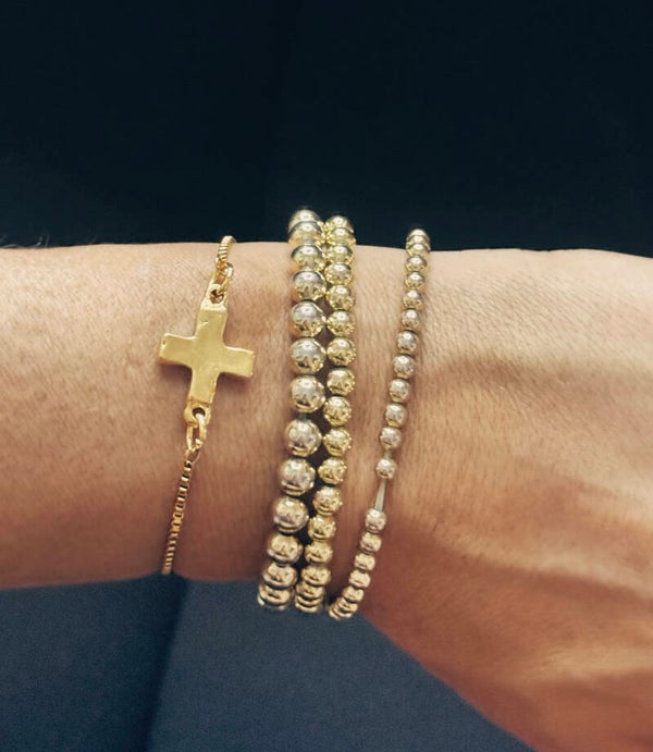 Cross connector bracelet