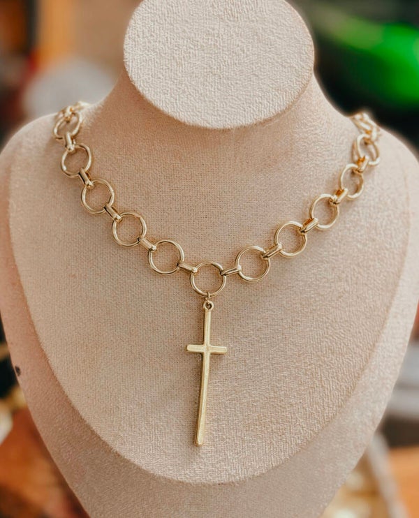Long cross circle chain