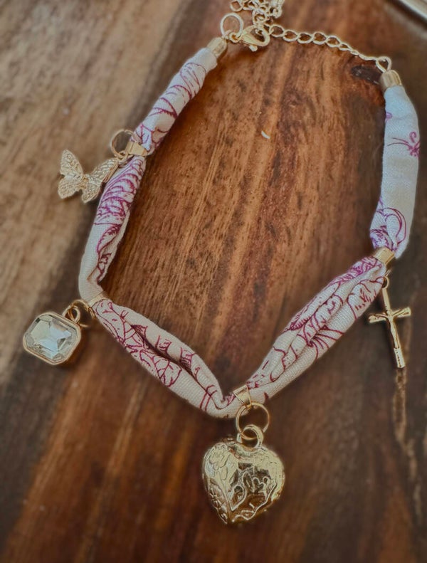 New scarf charm bracelet