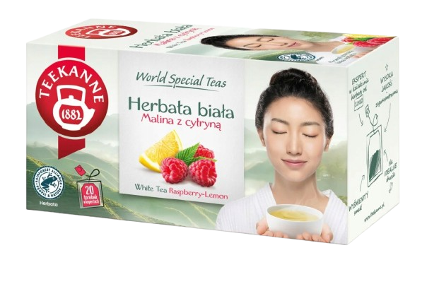 Herbata biała Malina z cytryną RFA (20x1.25) Teekanne