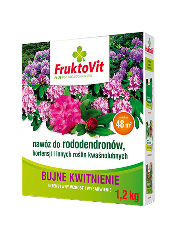 Fruktovit nawóz do rododendronów, hortensji i innych roślin kwaśnolubnych 1,2kg