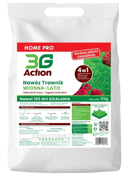 3G Action Nawóz Trawnik Wiosna-Lato 10kg
