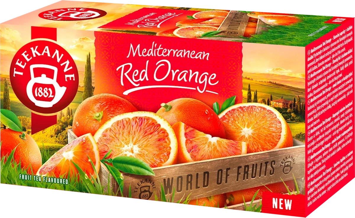 WOF Mediterranean Red Orange (20x2.00) Teekanne