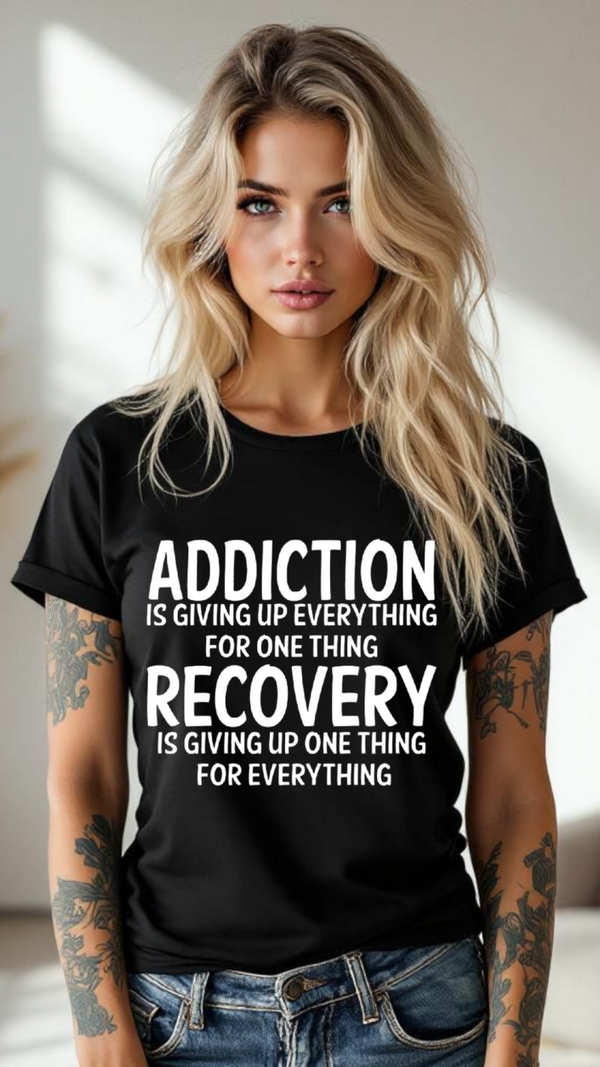 Addiction is giving up everything for one thing