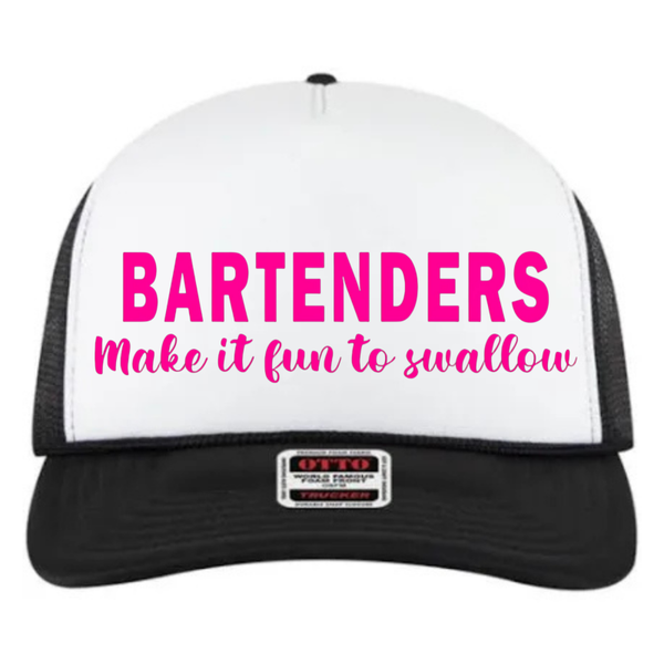 Bartenders make it fun to swallow