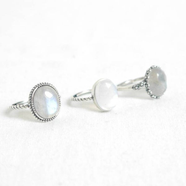 Maansteen ring