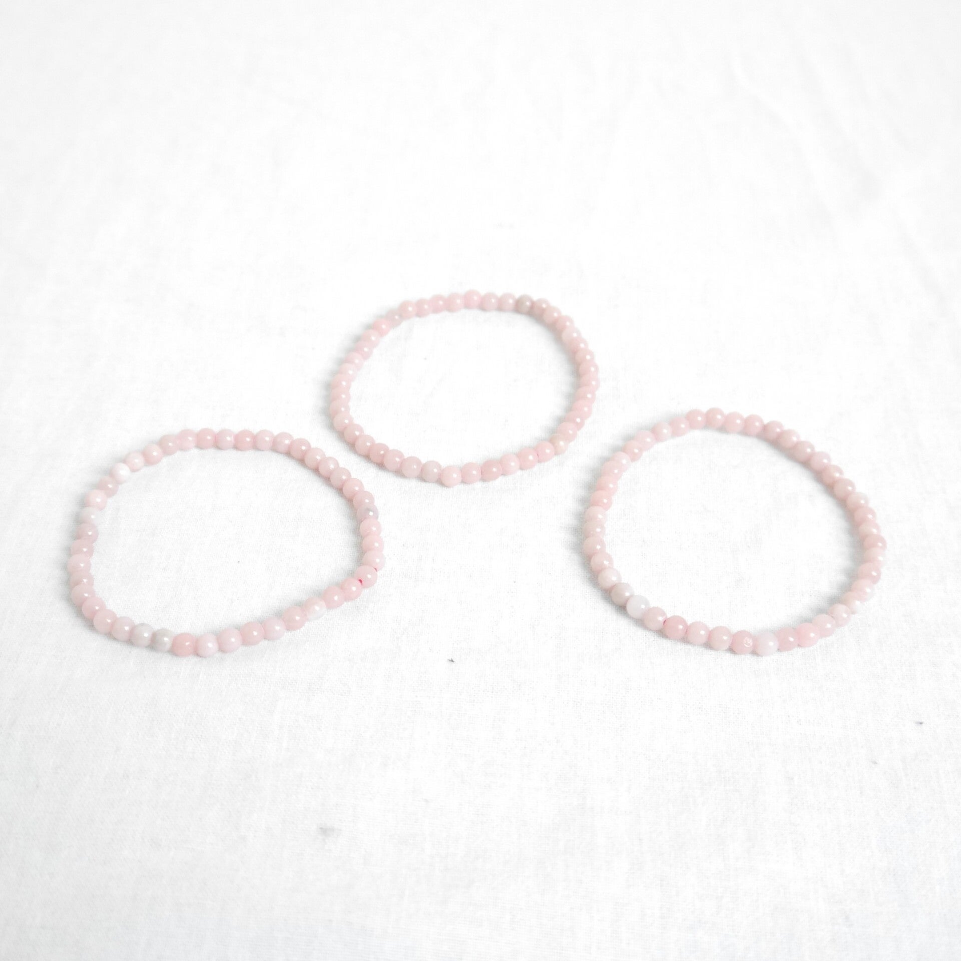 Roze andes opaal armband