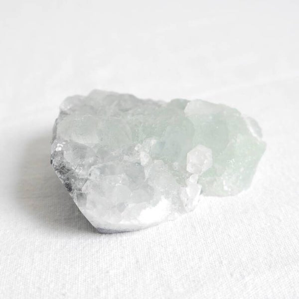 Groene apofyliet cluster