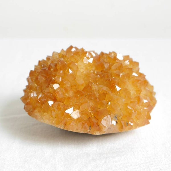 Gebrande amethist cluster