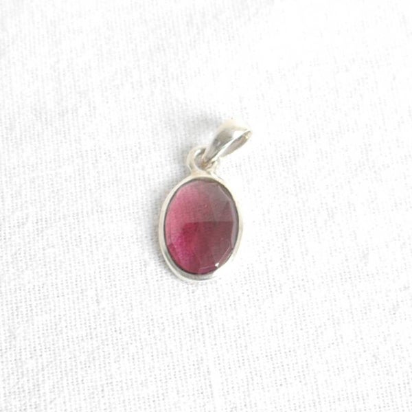 Granaat bedel 925 zilver