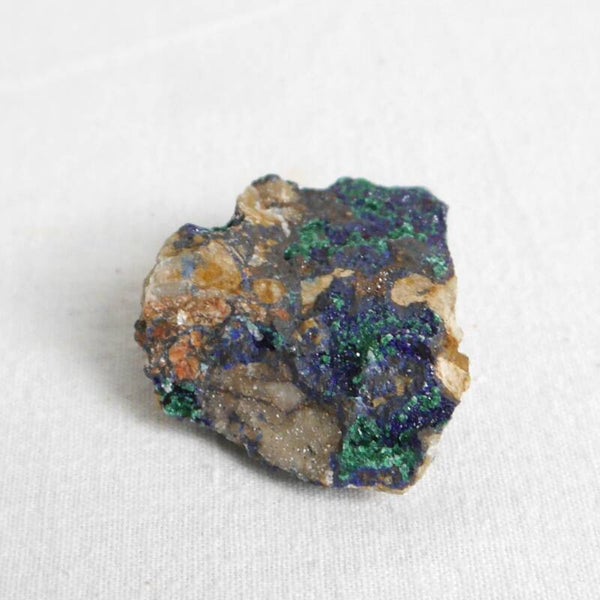 Azuriet met malachiet cluster