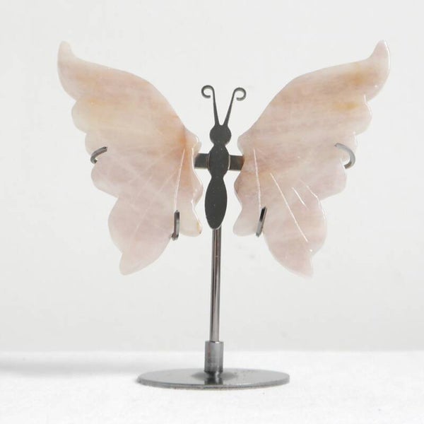 Rozenkwarts vlinder op standaard