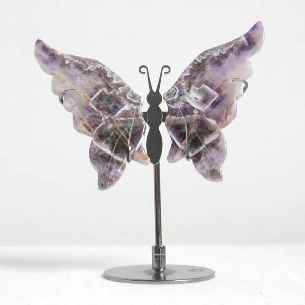 Amethist vlinder op standaard