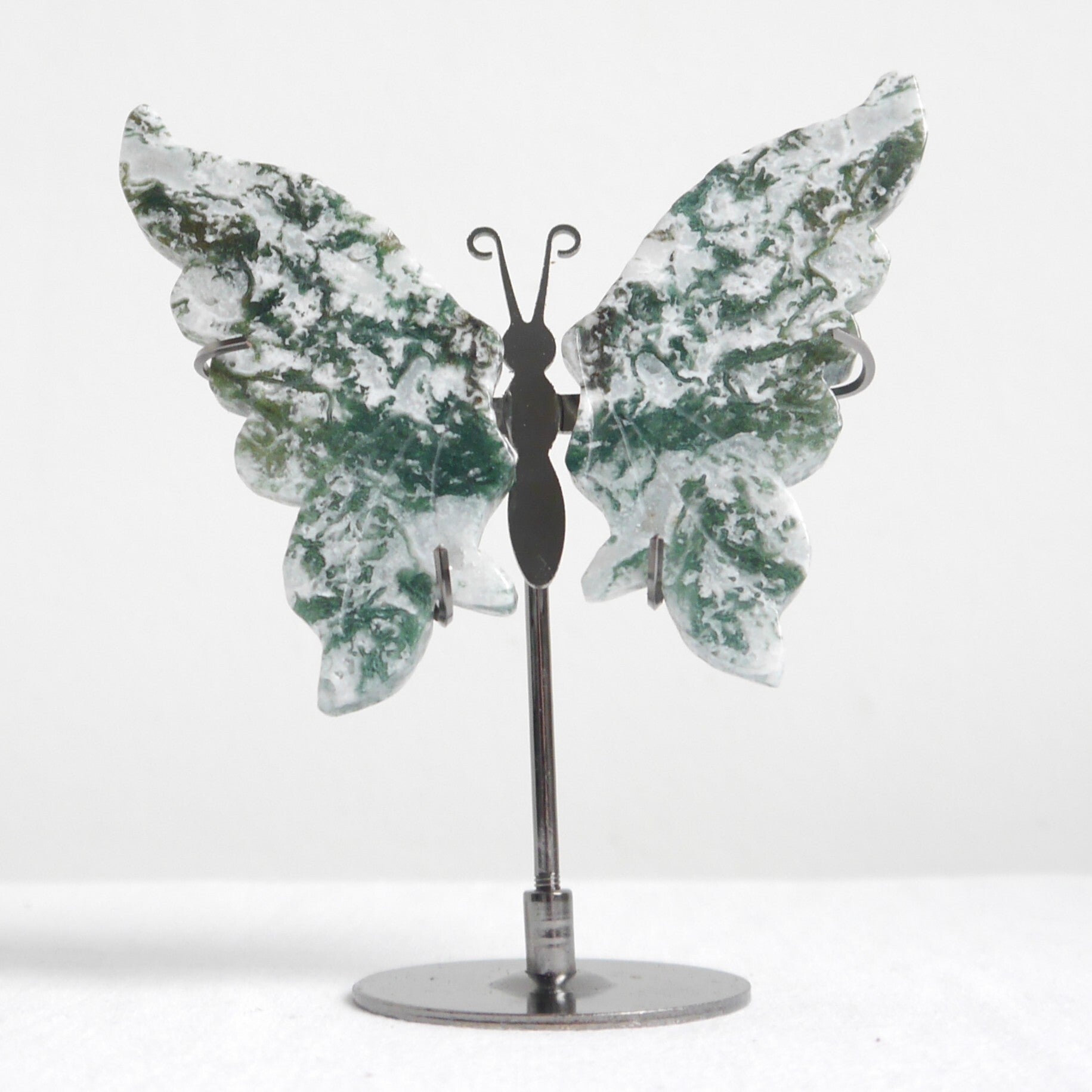 Mosagaat vlinder op standaard