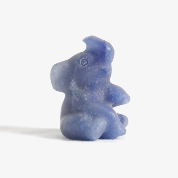 Blauwe aventurijn olifant