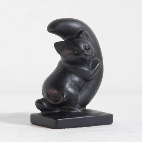 Obsidiaan kat op maan