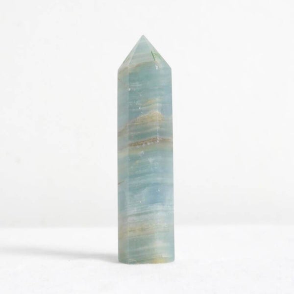 Blauwe onyx punt