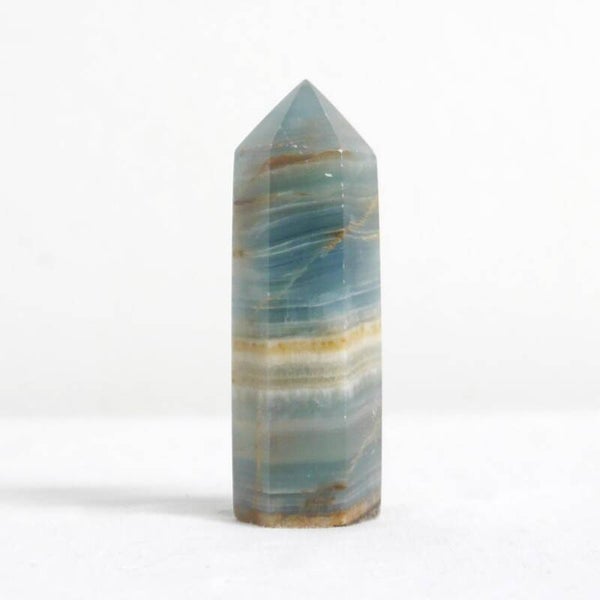 Blauwe onyx punt
