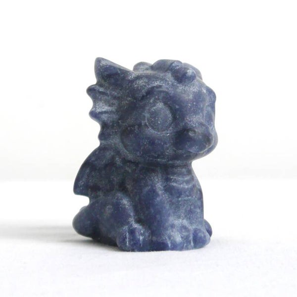 Blauwe aventurijn draak