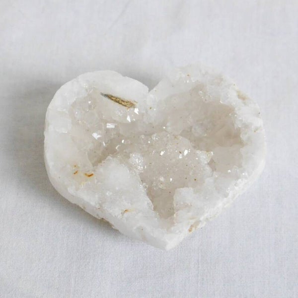 Bergkristal geode hart