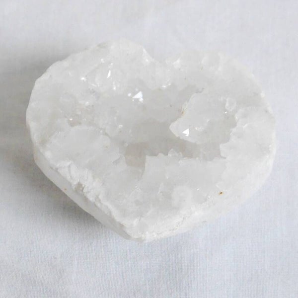 Bergkristal geode hart