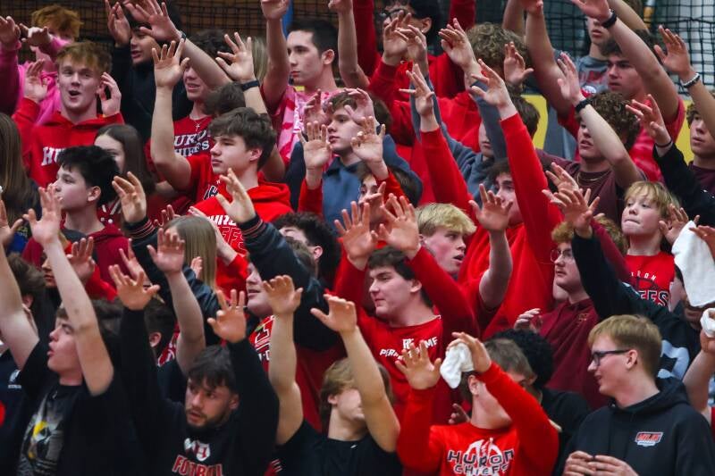 Huron student section