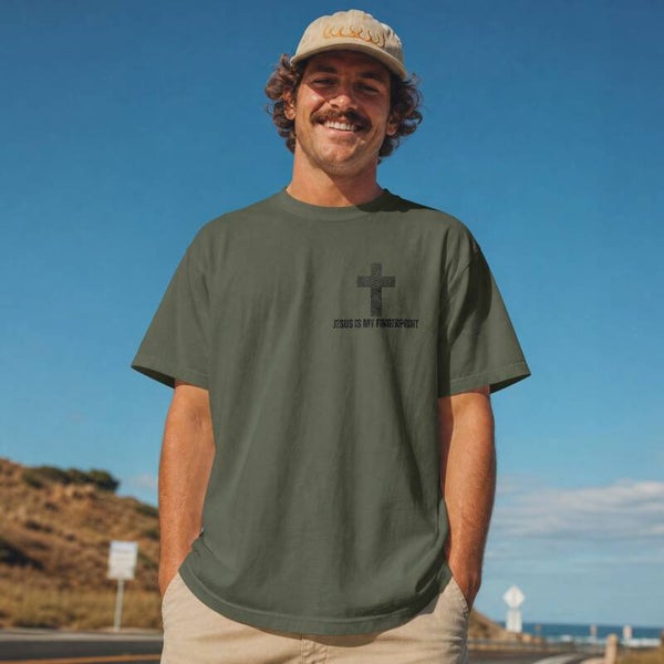 SHIRT JESUS IS MY FINGERPRINT