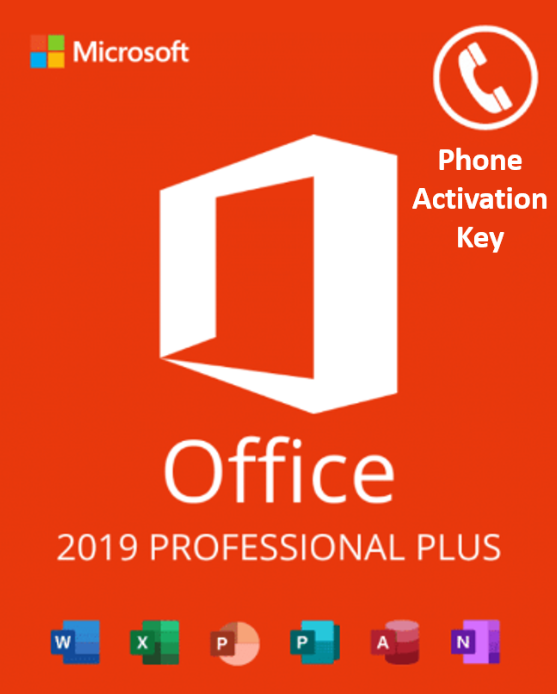 Microsoft Office Pro Plus 2019 activación telefónica