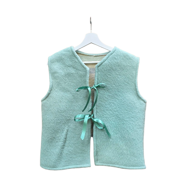 Bowtie blanket vest