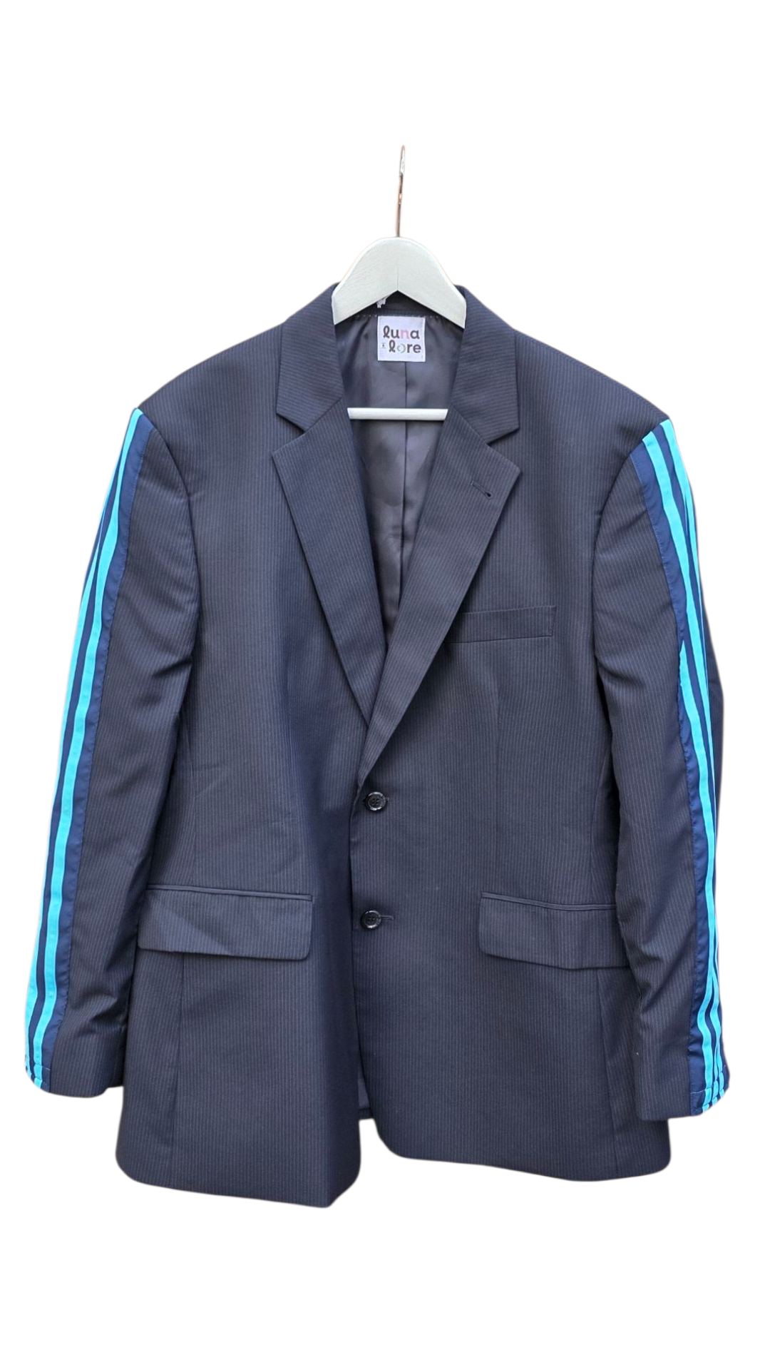 Striped Adidas blazer
