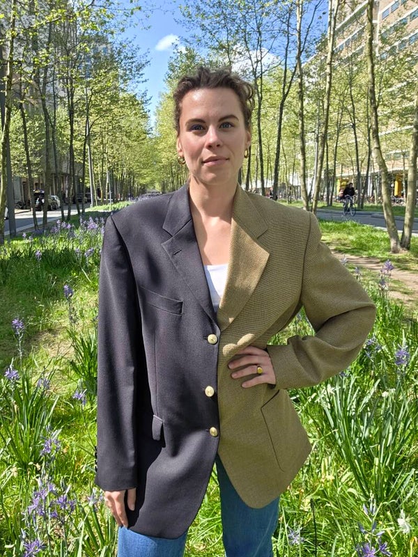 Two-sided blazer