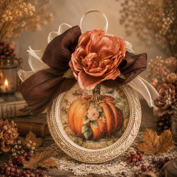Suspension – La Citrouille Fleurie 🎃