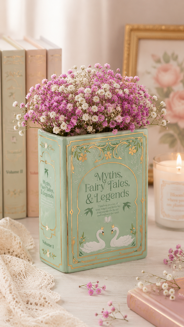 Vase décoratif « Mythes, Contes & Légendes » 🌸📚