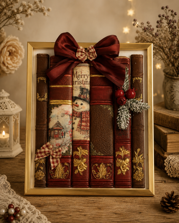 Cadre Les Livres de Noël d’Autrefois