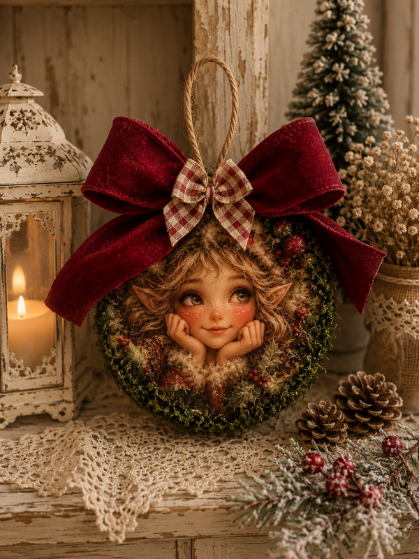 Suspension – La Petite Lutine de Noël 🎄