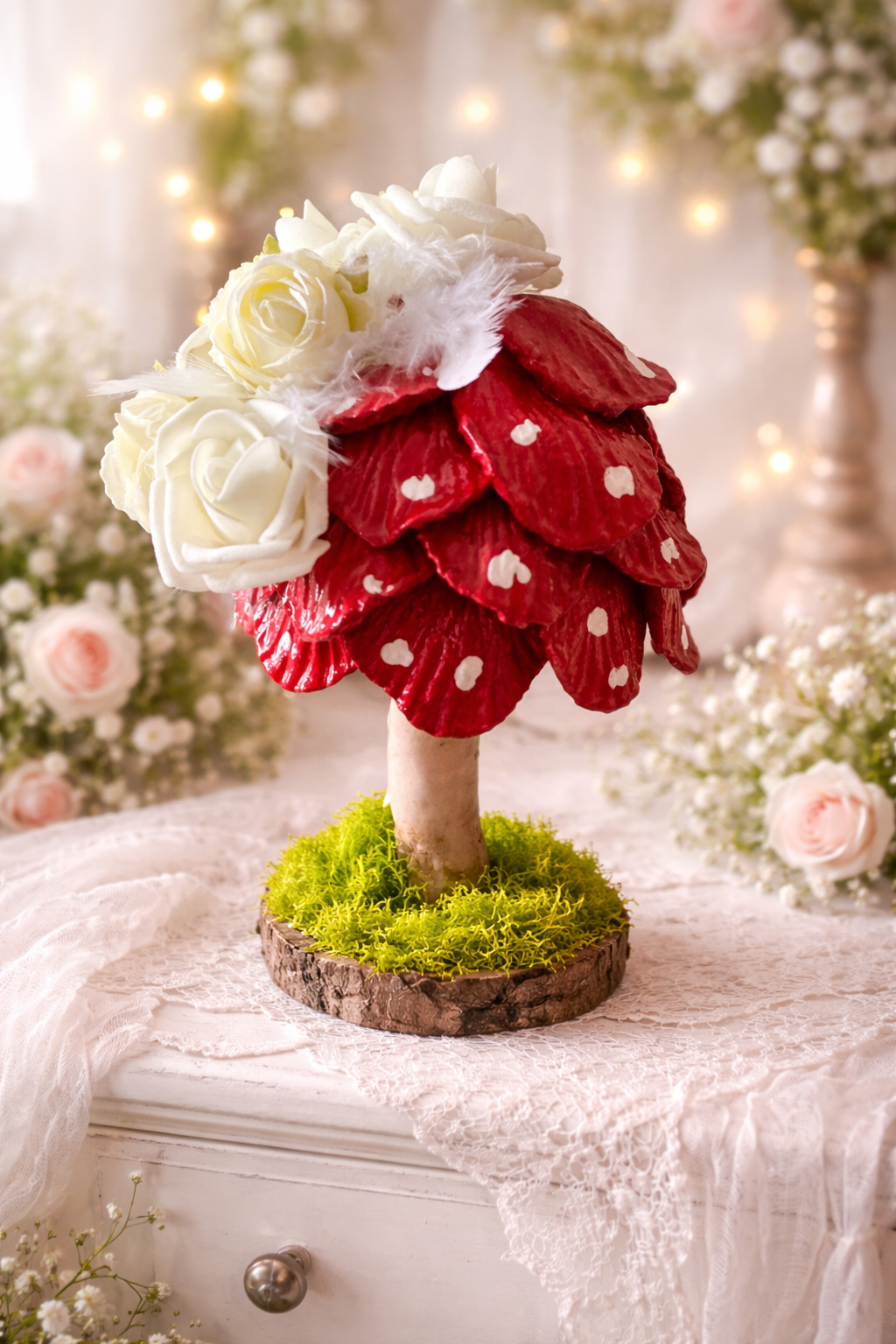 Champignon enchanté lumineux