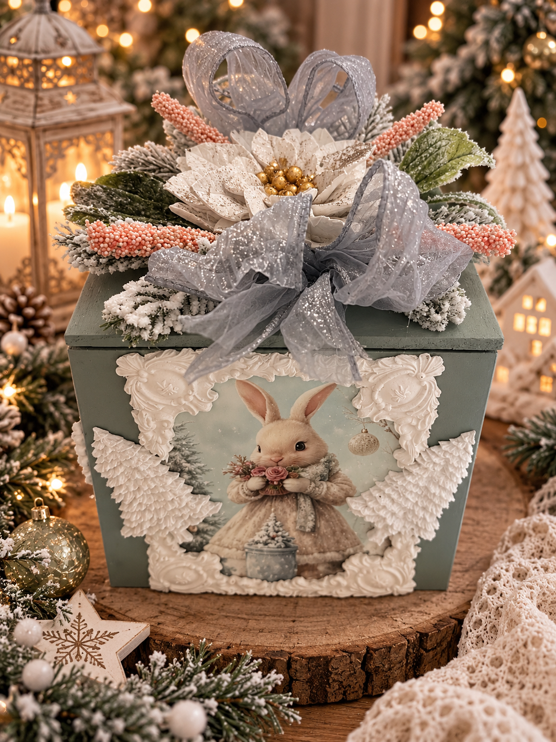 Douceur d’Hiver – Le Petit Lapin de Noël ✨Lydie