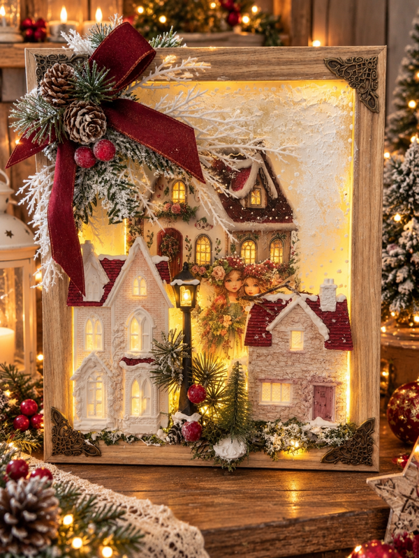 Cadre un Noël au village