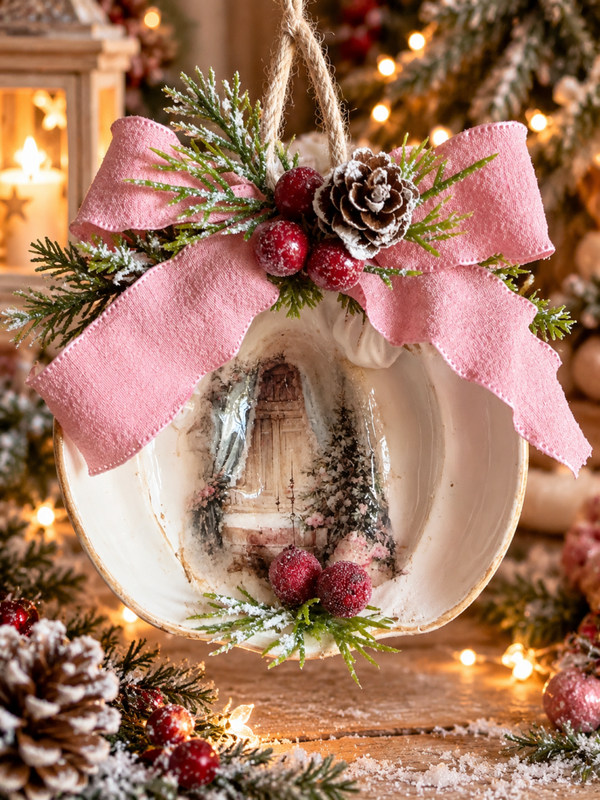 Suspension Noël en douceur (sapin2)