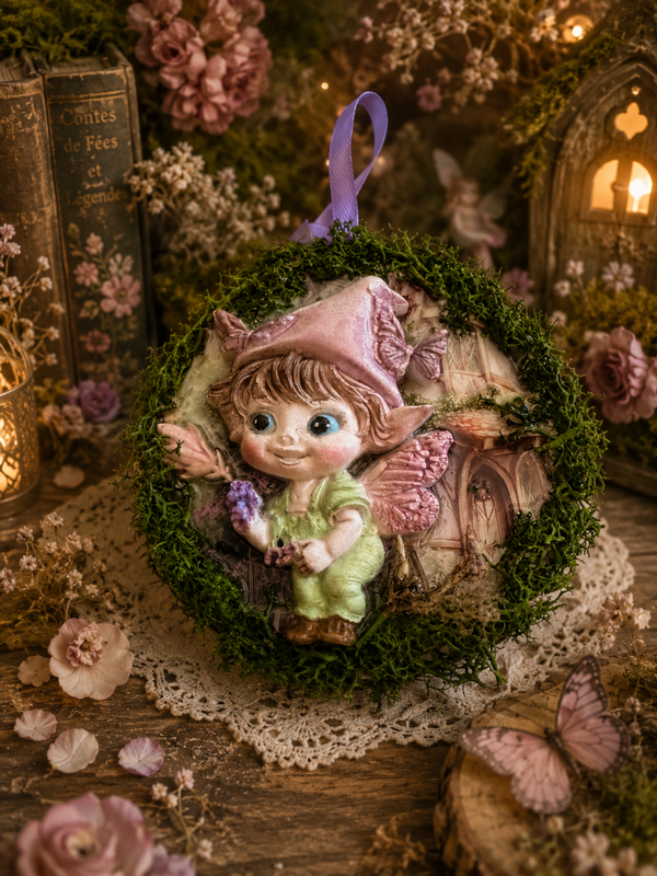 Suspension Féerique – Petit Gardien des Bois Enchantés