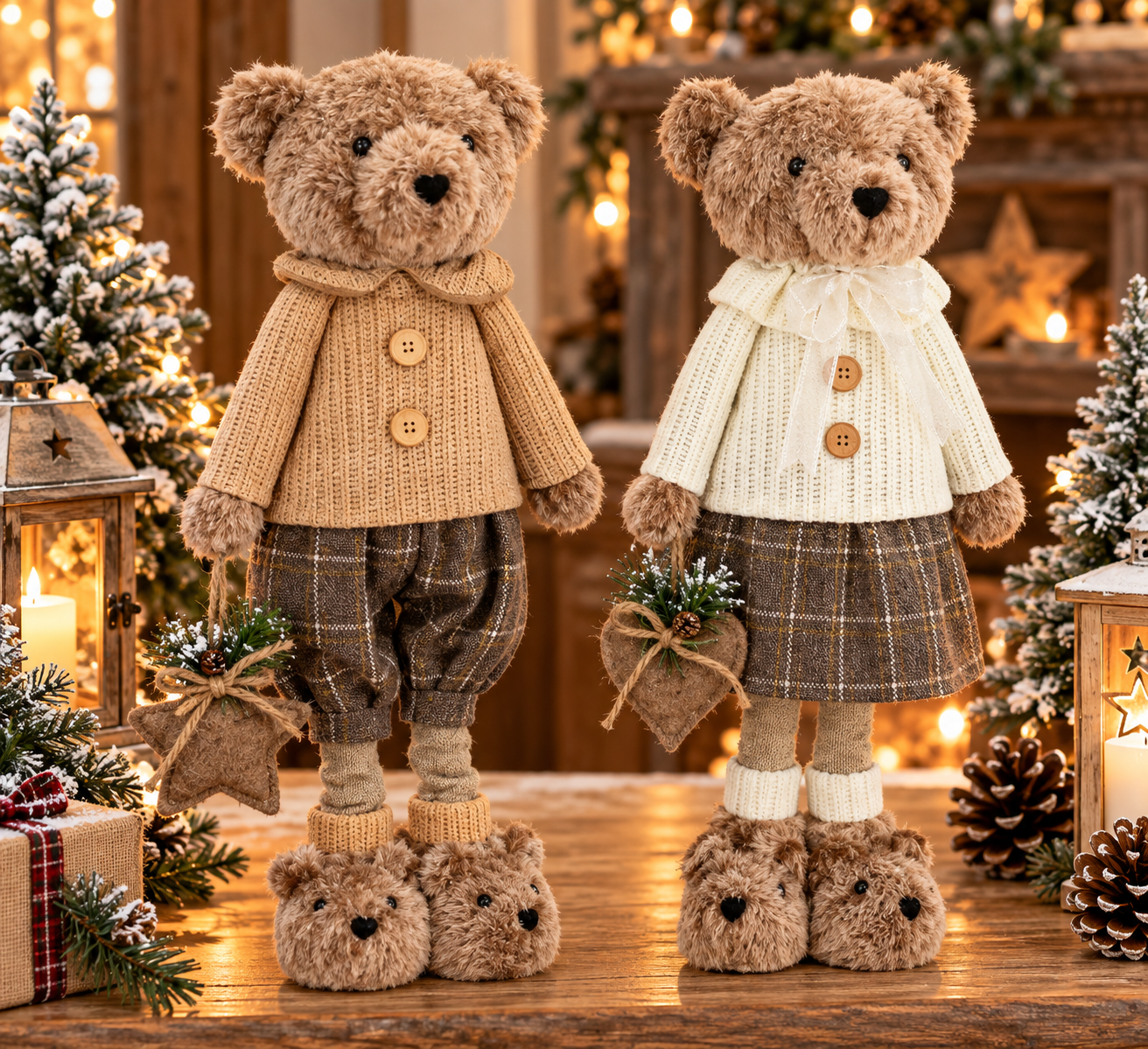 Les Ours de Noël 🤎🧸  Debout